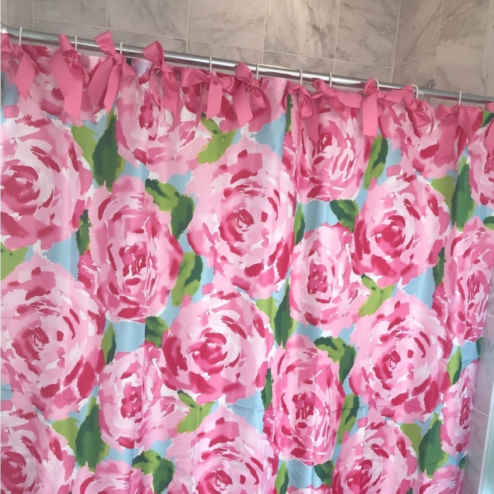 🌟 HOLY GRAIL 🌟 Shower Curtain Hotty Pink First Impression